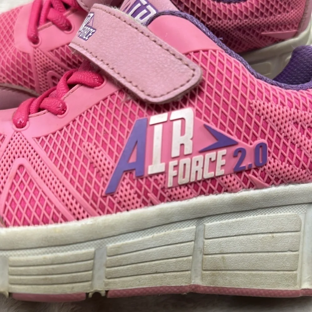 Kingka Air Force 2.0 Pink Retractable Roller Wheel athletic shoe, size 2